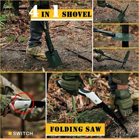 Survival First Aid Kit,99PCS Professional Survival Gear Large Hiking Backpack with Emergency Equipment Outdoor Adventure Accessories,Gift for Men Father - Brown in Saudi Arabia