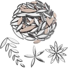 Artspac Petal Ceramic Mosaic Tiles for Crafts, 454g Mosaic Tiles Ceramic,Floral Mosaic Craft Supplies for Garden Spring Decoration in Saudi Arabia