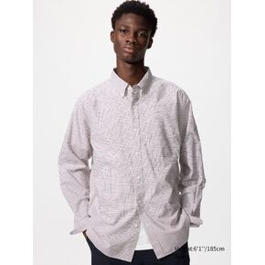 Uniqlo Broadcloth Shirt | Checked in Saudi Arabia