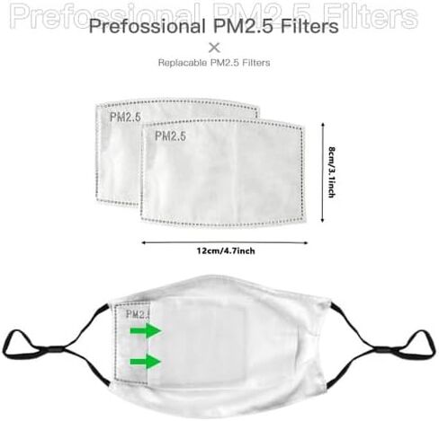 Face Mask Washable Reusable Adult Cloth Dust Mask 5-Layer Protection Activated Carbon Filter Anti Dust Face Masks in Saudi Arabia
