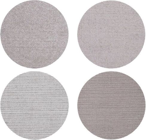 HARFINGTON 5 Inch Mesh Sanding Disc, 20pcs 320/400/600/800 Grit Dust Free Drywall Sandpaper Hook and Loop Sander Pads for Drywall Putty Floor in Saudi Arabia