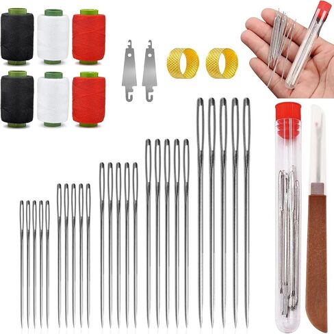 مجموعة أدوات الخياطة 37pcs ، أدوات إصلاح اليد ، Thread Thread ، مجموعة حرفية مصنوعة يدويًا ، مجموعة عمل خياطة للمبتدئين ، عشاق DIY المهنيين (1Set) in Saudi Arabia