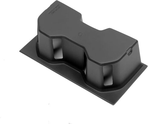 SMABEE Center Console Armrest Cup Holder Insert for Toyota Sequoia 2024 2025 / Tundra 2022-2025 Accessories TPE Armrest Rear Box Drink Organizer Interior Black in Kuwait