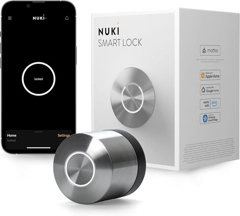 NUKI KEYPAD 2 ، الوصول إلى باب البصمات ، إدخال رمز آمن للقفل الذكي ، التثبيت السهل ، دخول بدون مفتاح للأطفال ، كبار السن ، الضيوف ، وصول خالي من الهواتف الذكية in Kuwait