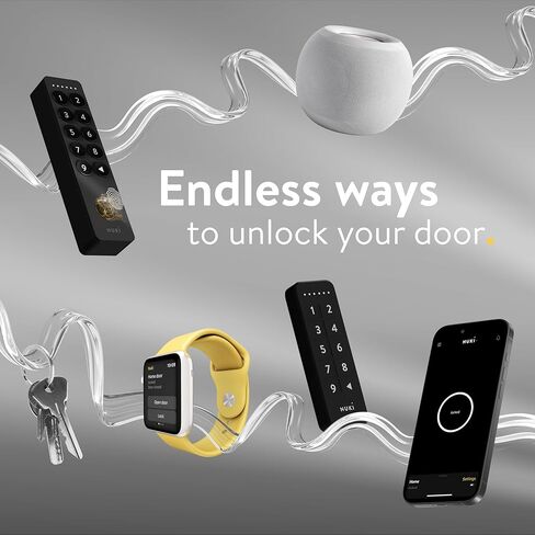 NUKI KEYPAD 2 ، الوصول إلى باب البصمات ، إدخال رمز آمن للقفل الذكي ، التثبيت السهل ، دخول بدون مفتاح للأطفال ، كبار السن ، الضيوف ، وصول خالي من الهواتف الذكية in Kuwait