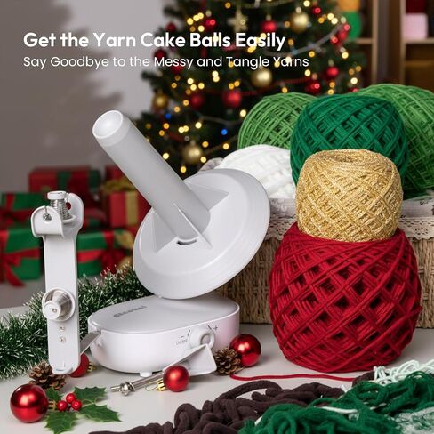 Yarn Winder Electric, Auto Compact Cake Winding for Knitting Lovers in Saudi Arabia
