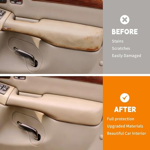 Pair Beige Front Door Armrest Handle Driver Passenger Side Compatible with 1999-2006 Suburban Tahoe Yukon Avalanche Escalade 12472876 in Saudi Arabia