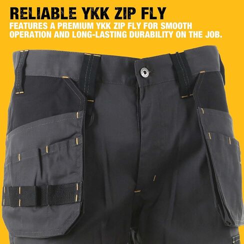 DEWALT Men's Barstow Pro-Stretch, Slim Fit, Holster Pocket, Work Pants in Saudi Arabia