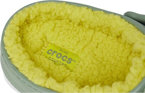 كروكس للجنسين - قبقاب مبطن كلاسيكي للأطفال (طفل صغير/طفل كبير) Moss 3 Medium in Saudi Arabia