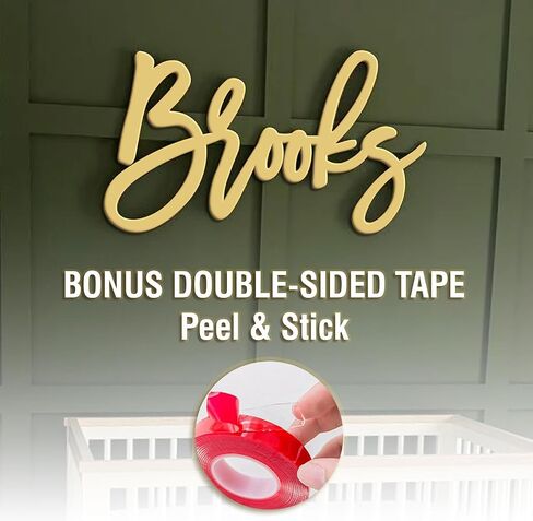 علامة اسم مخصصة للحضانة - علامات الأسماء الخشبية المخصصة لغرفة الأطفال ، علامة اسم الحضانة الشخصية - هدية مثالية للاستحمام الطفل ، ديكور الأسماء وعلامات الزفاف ، علامات اسم العائلة in Kuwait