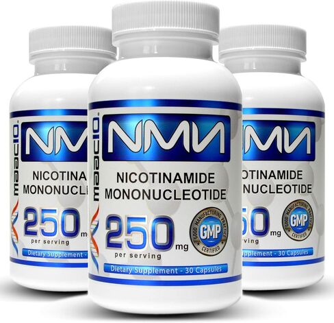 مكمل MAAC10 NMN أحادي نيوكليوتيد النيكوتيناميد الحقيقي (كبسولات NMN 125 ملغ). أقوى سلائف NAD+ وأكثر استقرارًا من الريبوسيد. نحن نستخدم NMN المثبت بدرجة صيدلانية نقية بنسبة 99% (30 قطعة) in Kuwait