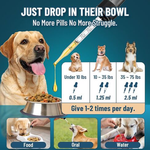 VICSOM Natural Dog Yeast Infection Treatment for Dogs, Itchy Skin & Ear Treatment Natural Support Allergy Relief, Dog Yeast Infection Relief, Support Irritation, Itching & Inflammation 60ml in Kuwait