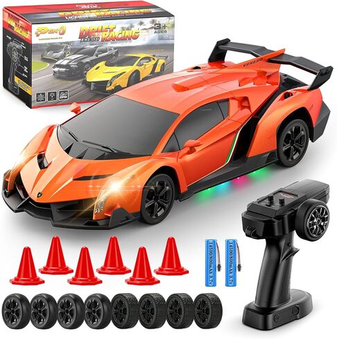 2-in-1 سيارة التحكم عن بُعد مع Transform Transform Launcher Track-1:16 RC Monster Truck Toys 2.4 جيجا هرتز ، و 360 درجة ، 360 درجة ، تقلب السيارات المصغرة والكهرباء ، هدية الشاحنة ، in Kuwait