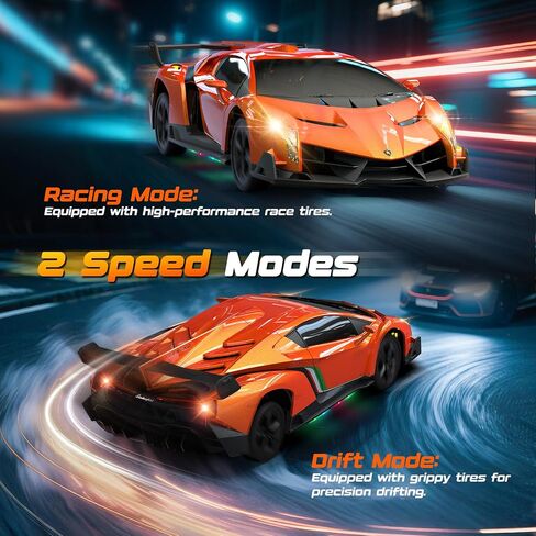 2-in-1 سيارة التحكم عن بُعد مع Transform Transform Launcher Track-1:16 RC Monster Truck Toys 2.4 جيجا هرتز ، و 360 درجة ، 360 درجة ، تقلب السيارات المصغرة والكهرباء ، هدية الشاحنة ، in Kuwait