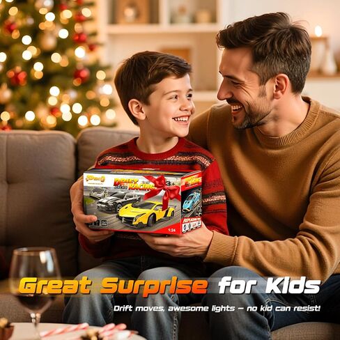 2-in-1 سيارة التحكم عن بُعد مع Transform Transform Launcher Track-1:16 RC Monster Truck Toys 2.4 جيجا هرتز ، و 360 درجة ، 360 درجة ، تقلب السيارات المصغرة والكهرباء ، هدية الشاحنة ، in Kuwait