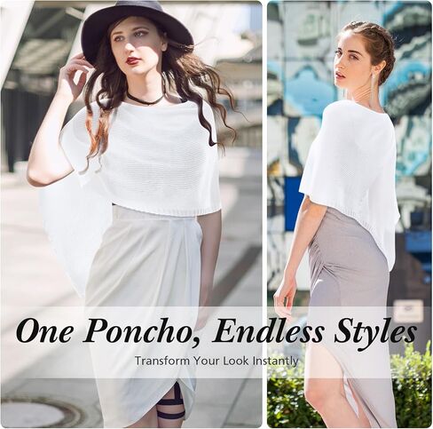 Women Sheer Poncho Shrug Fall Sheer Blouse Top Acrylic Lightweight Poncho Bolero for Evening Dress (Blue) in Kuwait