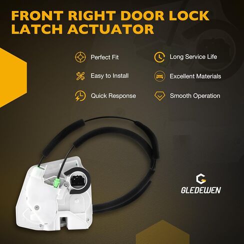 Door Lock Latch Actuator Front Right Passenger Side, Compatible with 2010 2011 2012 2013 Mazda 3, Replaces# BCS2-58-310E BCS2-58-310D BCS2-58-310C in Saudi Arabia