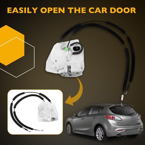 Door Lock Latch Actuator Front Right Passenger Side, Compatible with 2010 2011 2012 2013 Mazda 3, Replaces# BCS2-58-310E BCS2-58-310D BCS2-58-310C in Saudi Arabia