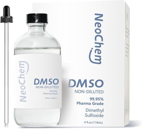 Dimethyl Sulfoxide (DMSO) 99.95% Pure Liquid |8 oz. DMSO Pharma Grade Non-diluted | Undiluted & Odorless, Contained in Premium Glass Bottle in Saudi Arabia