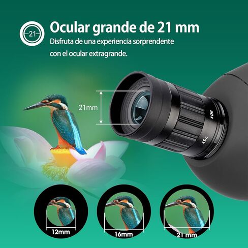 نطاقات اكتشاف SVBONY SV28 مع حامل ثلاثي القوائم، نطاق اكتشاف 25-75x70 مع محول الهاتف، IP65 نطاق رصد مقاوم للماء للضباب لإطلاق النار على الهدف، ومشاهدة الطيور in Kuwait