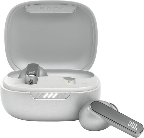 JBL Live Pro 2 مع Case - Rose - مع نقش مخصص اختياري - إلغاء الضوضاء سماعات الأذن - 40 ساعة من التشغيل - الشحن اللاسلكي ، IPX5 مقاوم للماء in Kuwait