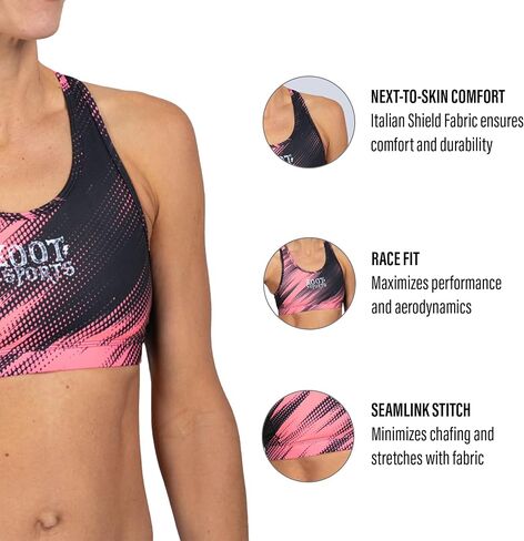 Zoot Women’s LTD Triathlon Sports Bra, Racerback High Performance Tri Sports Bra for Swim, Bike, Run & UPF 50+ Fabric in Kuwait