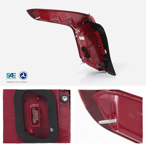 AKKON - Fit 2017-2019 Cadillac XT5 OE Style Full LED Tail Lights w/Red Lens - Left Driver Assembly in Saudi Arabia
