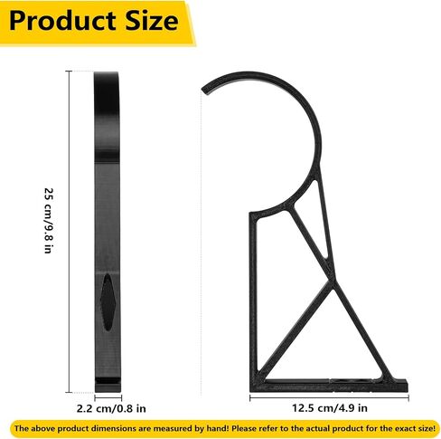 Dust Hose Bracket for DeWalt 735 Planer | Compatible with 2.5 & 4 Inch Hoses | Side Mount Attachment | Keeps Workspace Clear | Easy Installation (4 inch Hose) in Saudi Arabia