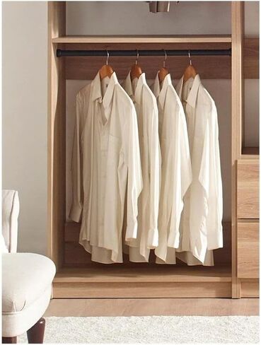 Closet System Customizible, Walk-in Wardrobe Organizer, Closet System with Hanging, Hanging Rods, Drawers, Heavy Duty Black/Model BCD 3 Closet in Saudi Arabia