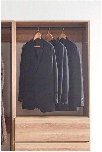 Closet System Customizible, Walk-in Wardrobe Organizer, Closet System with Hanging, Hanging Rods, Drawers, Heavy Duty Black/Model BCD 3 Closet in Saudi Arabia