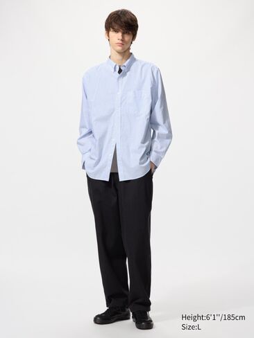 Uniqlo Broadcloth Shirt | Checked in Saudi Arabia