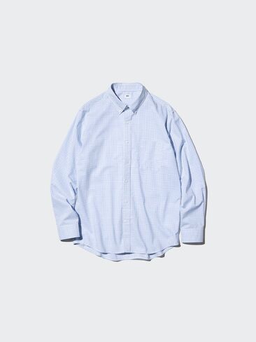 Uniqlo Broadcloth Shirt | Checked in Saudi Arabia
