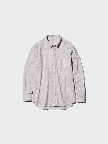 Uniqlo Broadcloth Shirt | Checked in Saudi Arabia