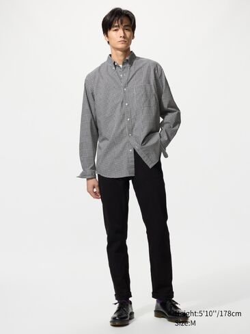 Uniqlo Broadcloth Shirt | Checked in Saudi Arabia