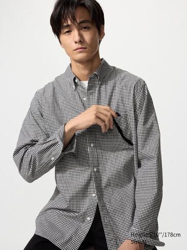 Uniqlo Broadcloth Shirt | Checked in Saudi Arabia