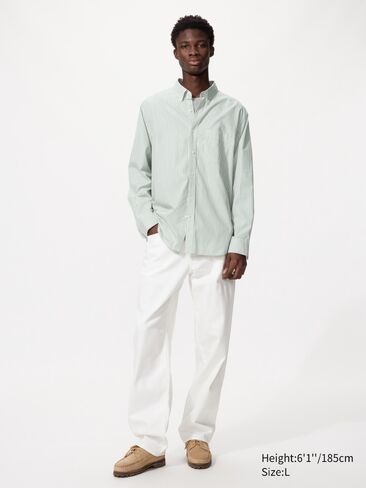 Uniqlo Broadcloth Shirt | Striped in Saudi Arabia