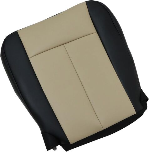 NLQR Driver and Passenger Side Bottom and Top Perforated Seat Covers Replacement Microfiber Leather Tan Compatible with Ford Expedition 2007 2008 2009 2010 2011 2012 2013 2014 in Saudi Arabia