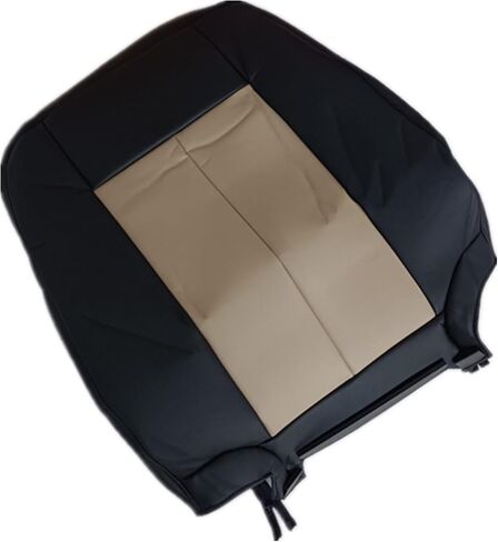 NLQR Driver and Passenger Side Bottom and Top Perforated Seat Covers Replacement Microfiber Leather Tan Compatible with Ford Expedition 2007 2008 2009 2010 2011 2012 2013 2014 in Saudi Arabia