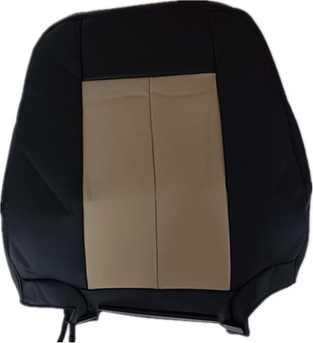 NLQR Driver and Passenger Side Bottom and Top Perforated Seat Covers Replacement Microfiber Leather Tan Compatible with Ford Expedition 2007 2008 2009 2010 2011 2012 2013 2014 in Saudi Arabia