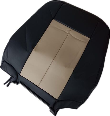NLQR Driver and Passenger Side Bottom and Top Perforated Seat Covers Replacement Microfiber Leather Tan Compatible with Ford Expedition 2007 2008 2009 2010 2011 2012 2013 2014 in Saudi Arabia