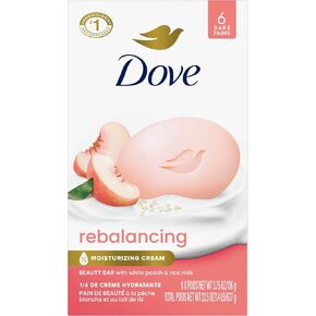 Dove Beauty Bar Soap Revitalizante Cherry & Chia Milk, for Revitalized Skin, 6 Bars A Skin Energy Boost 3.75 oz in Kuwait
