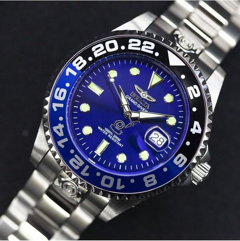 Invicta Men's 21865 Pro Diver Analog Display Automatic Self Wind Silver Watch in Saudi Arabia