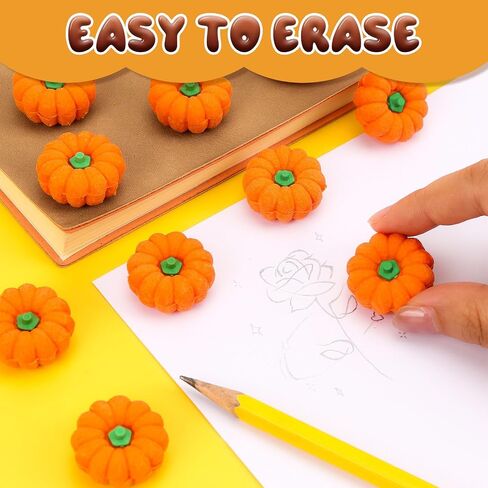 60 PCS محو هالوين متوسطة ، محايات قلم رصاص الهالوين للأطفال ، غجم ممحاة لطيف لجوائز الفصول الدراسية ، إمدادات الهدايا ، خدعة أو معالجة الحفلات (متوسطة) in Saudi Arabia