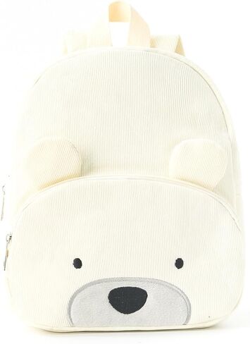 Corduroy Toddler Backpack for Boys and Girls 3-6 Preschool Kindergarten Cute Bear Backpack Kids Travel Daycare Bag in Saudi Arabia