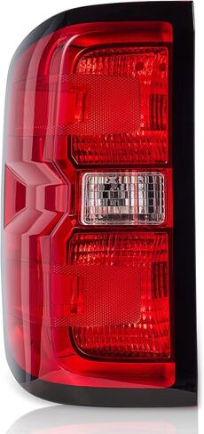 مصابيح فرامل المصابيح الخلفية متوافقة مع 【Chevy Silverado 1500 2500 3500 2014-2019، GMC SIERRA 2500 3500 2015-2019】 جانب الركاب (RH)، عدسة حمراء بدون أسلاك 23431876,84288723,23295939 in Kuwait