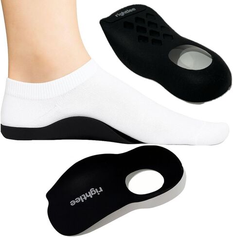 rightlee Half Foot Arch Support Pads – Reusable Inserts for Flat Feet, Plantar Fasciitis Relief & Foot Comfort – for Running, Walking & Standing (1 Pair) (Medium (US Women’s 5–8.5 / Men’s 3–6.5)) in Saudi Arabia