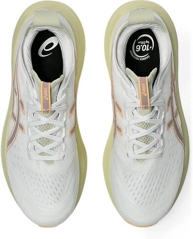 ASICS Men's Gel-Nimbus 27 Running Shoe, 13, White/Fawn in Saudi Arabia