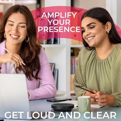Jabra Speak2 75 UC Bluetooth Speakerphone مع قطعة قماش صغيرة من الألياف الدقيقة ، متوافقة مع الكمبيوتر/جهاز Mac ، والهواتف الذكية والكمبيوتر اللوحي - للمؤتمرات ، والتعلم عن بعد ، والعمل عن بُعد ، ومدرسة ، تدفق in Saudi Arabia