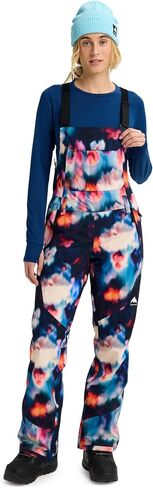Burton Women's Reserve 2L Stretch Bib Pants, Floral Blur, Small in Saudi Arabia