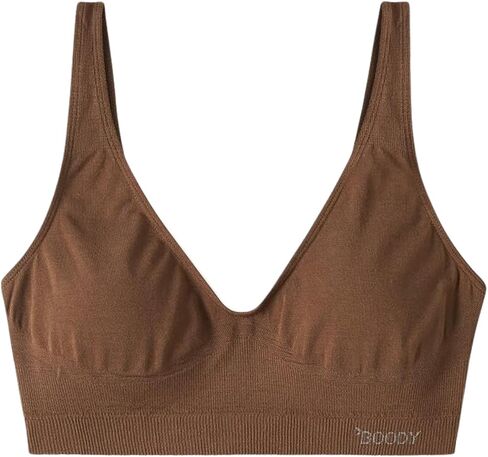 Boody Body EcoWear Women's Padded Shaper Bra, Wireless, Seamless Stretch, Soft Breathable, Viscose Made from Bamboo in Kuwait